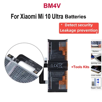 За Xiao Mi 100% оригинална батерия BM4V 2250mAh за Xiao Mi 10 Ultra, резервни батерии за телефон + инструменти