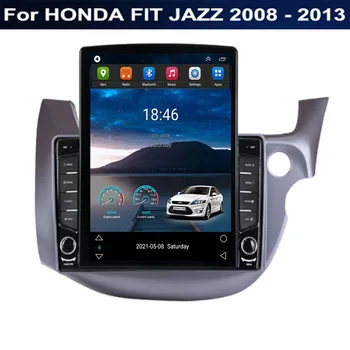 За автомобилното радио Tesla Style 2 Din Android 12 За HONDA FIT (JAZZ RHD 2008-2013 Мултимедиен плейър GPS стерео Carplay DSP
