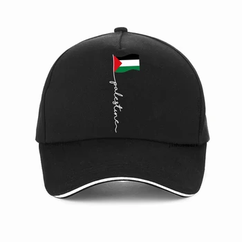 Забавен флаг на Палестина, палестинското шапка, Лятна памучен Градинска дрехи с графичен Дизайн, шапки в стил хип-хоп, бейзболна шапка на 