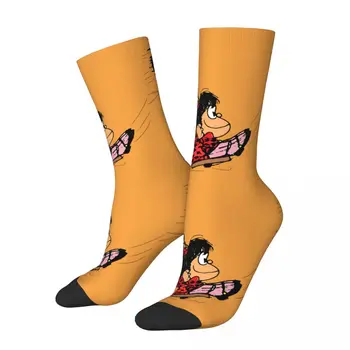 Забавляват, Mafalda Quino Comics, Зимни чорапи Унисекс, Топли щастливи чорапи, уличен стил, Луд чорап