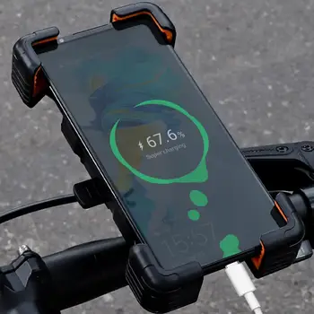 Закопчалка за телефон на вашия мотоциклет, противоударное планина за телефон на велосипед с высокопрочным група от сплав, Надеждна навигационна поддръжка за електрически