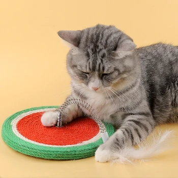 Играчка-когтеточка за котки с писалка базирани на чаша, когтеточка за котки, играчка за грижа за котки, устойчиво на надраскване сизалевая играчка за котки