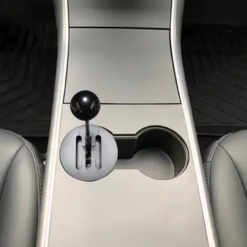 Играчка с ключа Подстаканников за автомобилен интериор, здрава Украшение за централната конзола, играчка с ключа кутия за автомобил Tesla Model 3 Y
