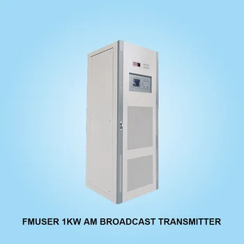 Излъчване на предавателя FMUSER с мощност 1 кВт AM