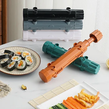 Инструмент За Раскатки зеленчуци и месо, Цилиндрична Форма, суши, Набор за приготвяне на суши със Собствените си Ръце, Кухненски Инструмент за приготвяне на суши, Комплект за начинаещи Суши