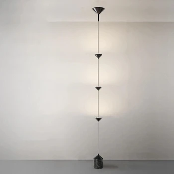 Италиански дизайнерски външен окачен лампа за прикроватного дивана, атмосферното осветление в дневната, Висококачествен мрамор декор Idoor