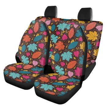 Калъф за столче за кола, пълен комплект, Есенни цветове, тема на Реколтата, Калъф за столче за кола, Възглавница, Универсален Протектор Предна/задна седалка, авто Интериор