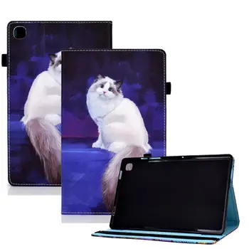 Калъф с Анимационни Котка За Samsung Galaxy Tab A7 Lite Cover SM-T220 SM-T225 8,7 