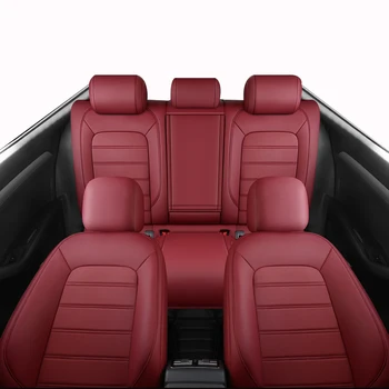 Калъфи за автомобилни седалки от Toyota Chr Corolla Rav4 Raize Hilux Camry Estima Мъжки Луксозни Кожени Дамски Аксесоари за интериора