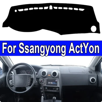 Капак табло на Автомобила Dashmat За Ssangyong ActYon 2006 2007 2008 2009 2010 2011 2012 2013 2014 Авто сенника на Кутията на таблото