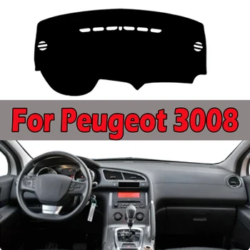 Капак табло на автомобила Dashmat Килим Dash MatCape За Peugeot 3008 I 2008 2009 2010 2011 2012 2013 2014 2015 2016