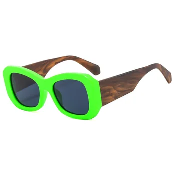 Квадратни слънчеви очила в ярки цветове, дамски слънчеви очила под едно дърво, модни луксозни нюанси, Реколта тенденция Мъжки Слънчеви очила с UV400 марка Oculus
