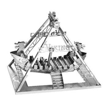 Комплект 3D метален модел на Кораб на Викингите в събирането на Модел направи си САМ 3D вырезанная модел Играчки-пъзели за възрастни Оригиналност
