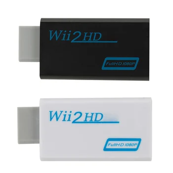 Конвертор, който е съвместим с WII, HDMI, HD 1080P, Адаптер Wii 2 3,5 мм Аудио за КОМПЮТЪР HDTV
