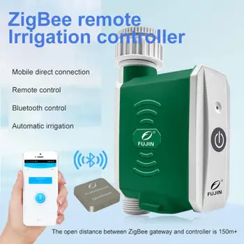 Контролер за напояване на Hristo Zigbee Умен спринклерный капково Wifi Таймер за поливане на градината, за записване на разхода на вода, вграден контролер за подаване на вода