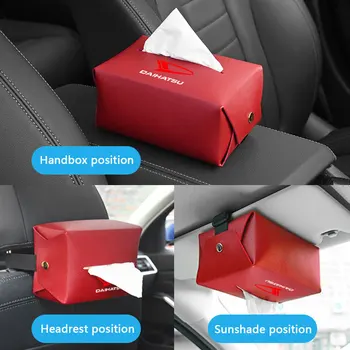 Креативна автомобилна многофункционална кутия за салфетки, Daihatsu Terios Sirion Mira Материя Rocky YRV Feroza Charade Аксесоари за украса