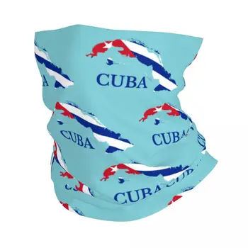 Кубинската Карта на Куба, Флаг, шарена Кърпа, Гамаши, защита от ултравиолетови лъчи, Шал за лице, Дамски Мъжки превръзка на главата, балаклава