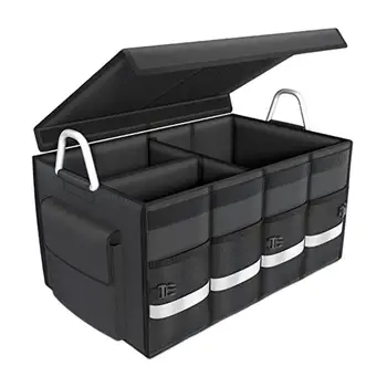 Кутия-Органайзер За Багажник На Кола, Авто Сгъваема Кутия За Съхранение С Множество Офиси, Множество Чанта За Подреждане И Почистване На Suv