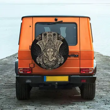 Мандала Хамсия Арт Покритие гуми Защита на колелата От атмосферни влияния Универсален за ремарке Jeep RV Suv Камион Кемпер Туристически Трейлър