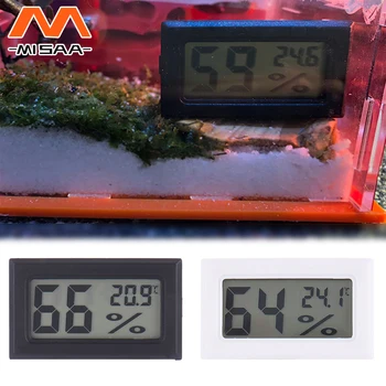 Мини цифров термометър с LCD дисплей, Влагомер за стая, Датчик за температура, термометър за влажност, мини-метеорологичната станция за дома