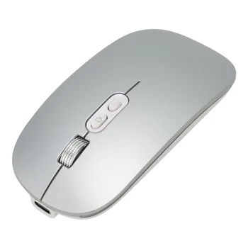 Мишка Bluetooth, тиха зареждане Type C, Двухрежимная безжична мишка с 2.4 G с цветна подсветка за Macbook, КОМПЮТЪР с Windows, за телефон