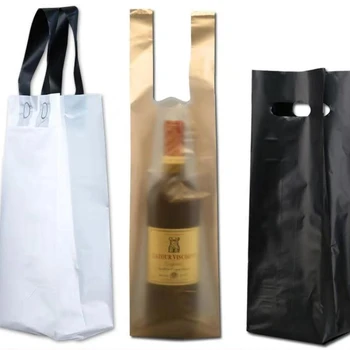 Многократно дебели найлонови опаковки за вино от една бутилка, здрава висококачествена чанта за сватбени подаръци, многоцветен удобна чанта за съхранение