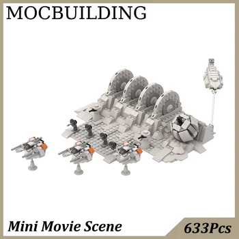 Модел Диорами Звезда Сцена от филма MOC Градивен елемент на Тухли Пъзели, Играчки за деца, подарък за рожден Ден