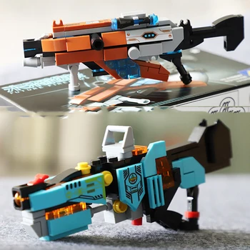 Модел играчка пистолет градивните елементи на MOC Пистолет В събирането на Модел на Играчка оръжие Стрелба с Забавни играчки за деца Подаръци