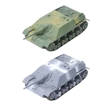 Модел на танк в мащаб 1/72 4D, Събрана със собствените си ръце, Умален модел на сграда за настолен декор, колекционерски за деца