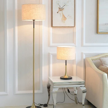 Модерен лампиона в Минималистичен Лампа на дългата стойка за хола Спални Лампи за скандинавски интериор у дома