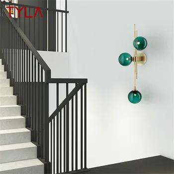 Модерен лесен стенен монтаж лампа TYLA, творчески led тела-аплици, осветителни Тела за дома, коридор, спалня, Декоративни