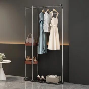Модерна закачалка за дрехи в хола, Домакински Минималистичная закачалка за дрехи в коридора, Компактна Ъглова Закачалка De Ropa Nordic Furniture DWH