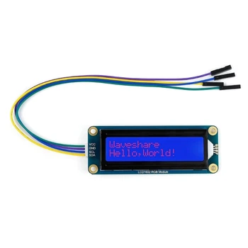Модул LCD1602 RGB С Регулируема цветна подсветка за проекти RaspberryPi Picoand Arduin