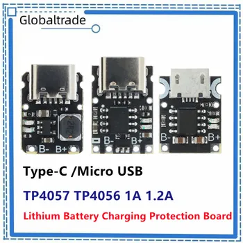 Модул заплати защита на зареждане на литиево-йонна батерия SX Type-C USB TP4057 1A Полимерна батерия на върха на TP4056 с защита от прегряване