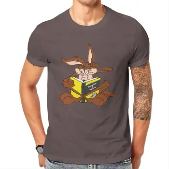 Мъжки t-shirt Coyote Super Genius In Physics, новост, тениски с кръгло деколте и къс ръкав, Памучен подарък облекло