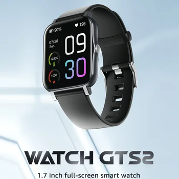 Мъжки умен часовник Gts2, фитнес гривна, умни часовници, дамски спортен тракер, монитор на сърдечната честота, оксиметър за Huawei, Xiaomi