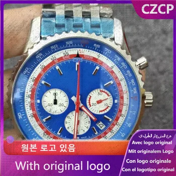 Мъжки часовник CZCP 904l, кварцов часовник от неръждаема стомана 45 mm-BR
