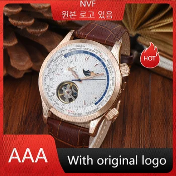 Мъжки часовник NVF 904l от неръждаема Стомана, автоматични механични часовника 42 мм-jl