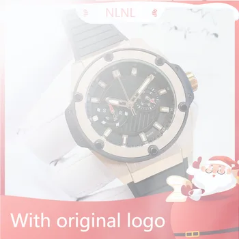 Мъжки часовник Nlnl 904l кварцов часовник от неръждаема стомана 45 mm = HB