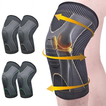 Наколенник, компрессионный ръкав за коляното, за мъже и жени, поддръжка на коляното за бягане, тренировки, фитнес, разходки, спорт