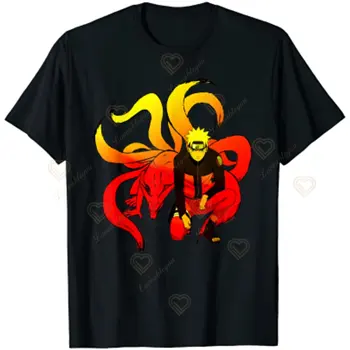Наруто Ураганни Тениска с къс ръкав Naruto and 9 Опашките