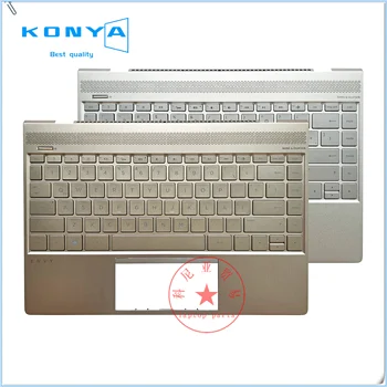 Нов Оригинален За лаптоп HP ENVY 13-AD Серия TPN-I128, Поставка за ръце, на Горния капак на корпуса и С клавиатура с подсветка 928502-161 928505-161