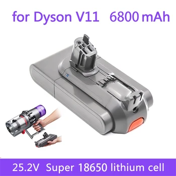 Нова Литиево-йонна батерия 25,2 В 6800 mah за Дайсън V11 Absolute Animal SV15 970145-02 SV14, Литиево-йонна Батерия