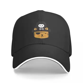 Нова бейзболна шапка серия Pirate Котка-Нервен Icon, забавна шапка, дизайнерски мъжка шапка, дамски шапка