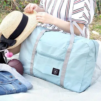 Нова мъжка и дамска чанта, дамска чанта-тролей-голям капацитет, сгъваема опаковка за съхранение, багажная чанта, чанта с голям размер
