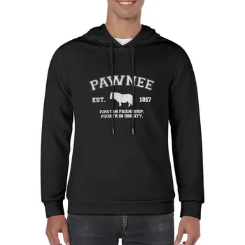 Нова спортна тениска Pawnee, hoody с качулка есен облекло, блузи за мъже с високо качество