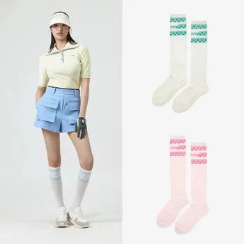 Нови пролетно-летни чорапи за голф, Дамски чорапи за спорт и отдих, Чорапи за спорт на открито, абсорбиращи потта чорапогащи