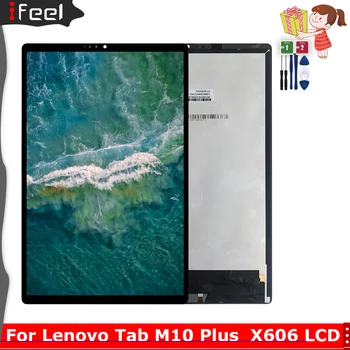 Новият Lenovo Tab M10 Plus TB-X606F TB-X606X TB-X606 X606 LCD сензорен дисплей, Дигитайзер, В Събирането, Резервни Части за Ремонт на