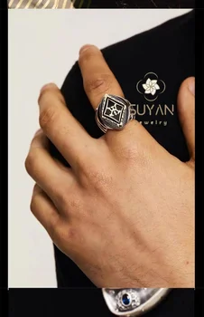 Ново висококачествено мъжко пръстен sense of niche, луксозно индивидуално пръстен