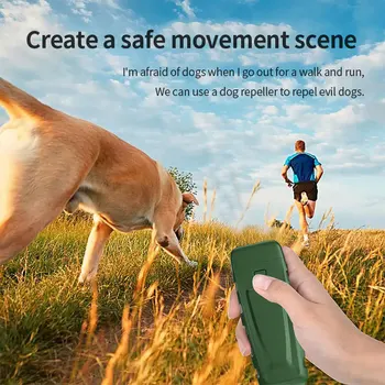 Ново външно преносимо ултразвуково устройство за спиране на лай с USB зареждане Популярен в Amazon български за кучета